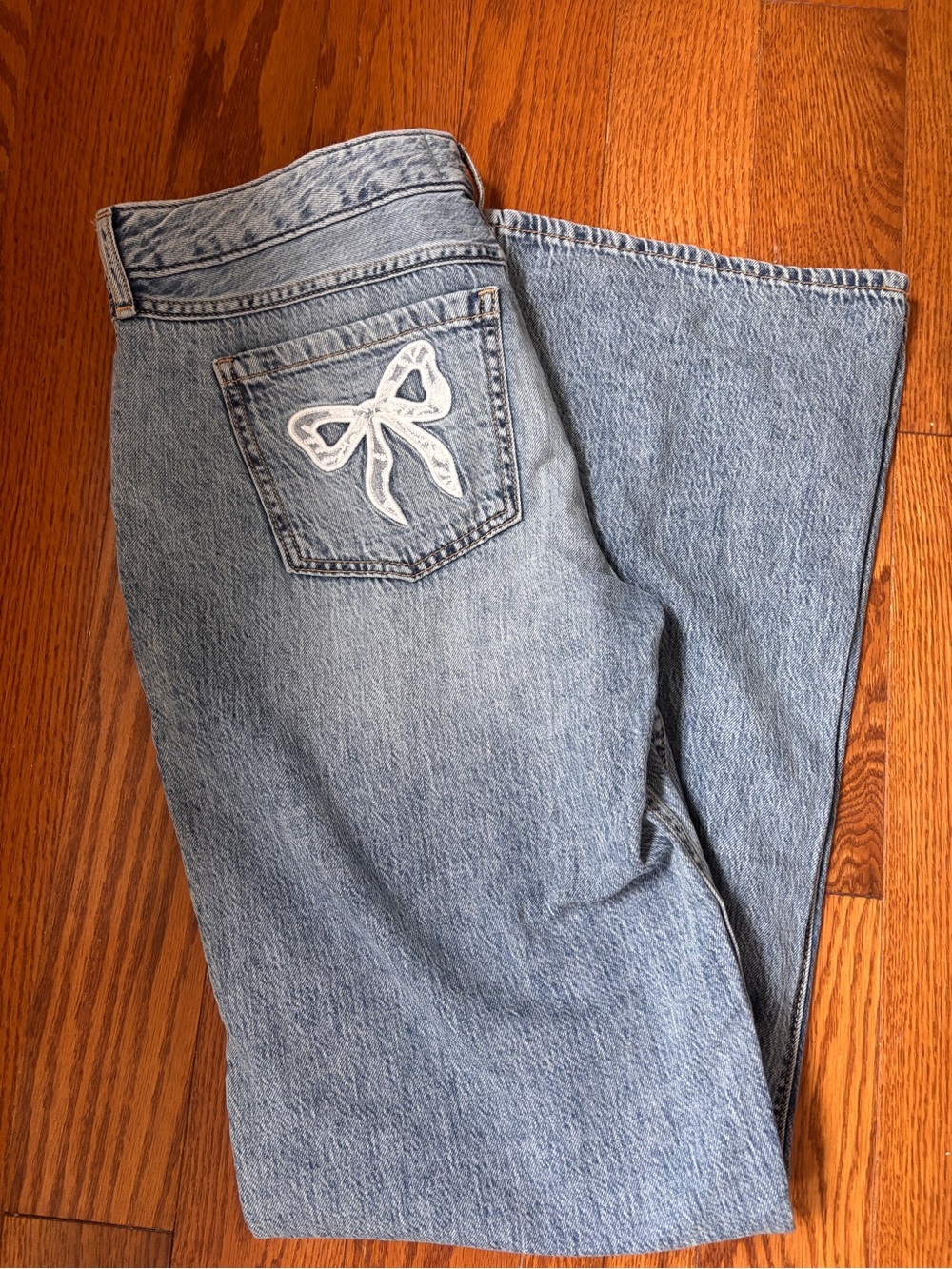 Abercrombie kids girls baggy jeans